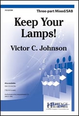 Keep Your Lamps! Three-Part Mixed choral sheet music cover